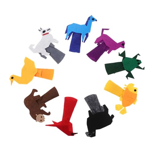 Milisten 9 Stück Cartoon Animal Puppet Fingerpuppen ausgestopft Geschichte Fingerpuppen Puppe realistisch Fingerpuppen Weiches Stoffpuppen-Geschichtenspielzeug gefühlt Milisten 9 Stück Cartoon Animal Puppet Fingerpuppen ausgestopft Geschichte Fingerpuppen Puppe realistisch Fingerpuppen Weiches Stoffpuppen-Geschichtenspielzeug gefühlt von Milisten