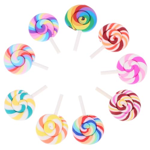 Milisten 9 Stück Fake Lollipop Lollies Dekorationen Dekorativer Fake Lollipop Filz Lollipop Requisite Dekoratives Lollipop Modell Fake Lollipop Requisiten Mini Fake Lollipop Polymer Milisten 9 Stück Fake Lollipop Lollies Dekorationen Dekorativer Fake Lollipop Filz Lollipop Requisite Dekoratives Lollipop Modell Fake Lollipop Requisiten Mini Fake Lollipop Polymer von Milisten