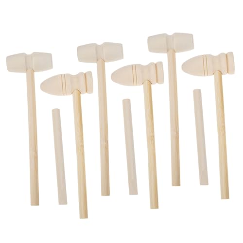 Milisten 9 Stück Teiliges Holzhammer Kindgerechte Holzklöppel Vielseitige Hammerwerkzeuge für Kreatives DIY spaß und Eltern Junge Mädchen interaktion als für Jungen und Mädchen Milisten 9 Stück Teiliges Holzhammer Kindgerechte Holzklöppel Vielseitige Hammerwerkzeuge für Kreatives DIY spaß und Eltern Junge Mädchen interaktion als für Jungen und Mädchen von Milisten