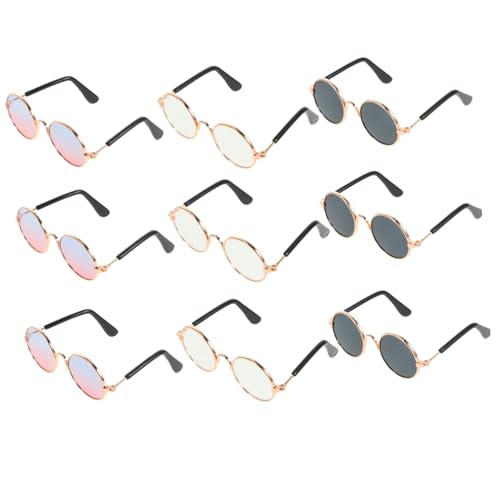 Milisten 9 Stück Teiliges Puppenbrillen aus Miniatur Dekobrillen in Schwarz Farbverlauf Blau und Transparent Leichte Praktische Puppenaccessoires für DIY und Fotorequisiten Milisten 9 Stück Teiliges Puppenbrillen aus Miniatur Dekobrillen in Schwarz Farbverlauf Blau und Transparent Leichte Praktische Puppenaccessoires für DIY und Fotorequisiten von Milisten