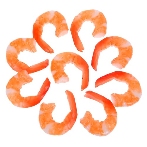 Milisten 9 Stück Teiliges Realistische Garnelen aus Hochwertigem PVC Verschleißfestes Seafood Modell für Dekoration und Lernspielzeug Lebensechte Garnelen Figuren Milisten 9 Stück Teiliges Realistische Garnelen aus Hochwertigem PVC Verschleißfestes Seafood Modell für Dekoration und Lernspielzeug Lebensechte Garnelen Figuren von Milisten
