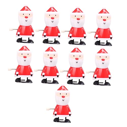 Milisten 9 Stück Teiliges Weihnachts Wind Up mit Süßer Weihnachtsmann und Rentier Perfektes Kleines für Party und Festliche Tischdeko Fördert Spielerisch Motorik und Interaktion von Milisten