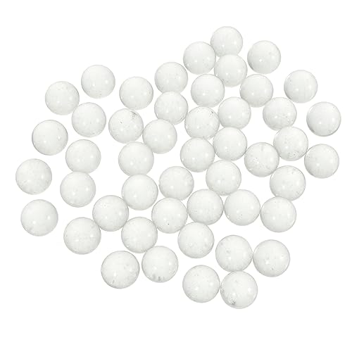 Milisten 90 Stück große Murmeln dekorative Perlen Vase kleine Murmeln Marmor runden hochzeitsdeko hochzeitsdeco Glasmurmeln Kugelverzierungen aus klarem Glas Gewöhnliches Glas Transparent von Milisten