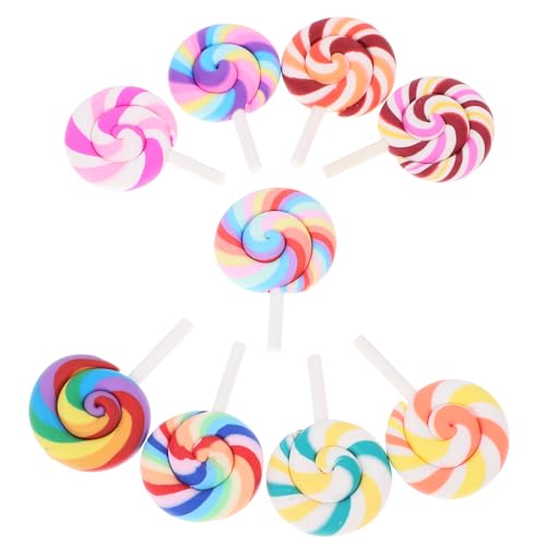 Milisten 9Stücke Teiliges Lutscher Regenbogen Süßigkeiten Requisiten für Puppenhäuser und Dekoration für Kreative Bastelprojekte und Kindergeburtstage Milisten 9Stücke Teiliges Lutscher Regenbogen Süßigkeiten Requisiten für Puppenhäuser und Dekoration für Kreative Bastelprojekte und Kindergeburtstage von Milisten
