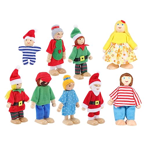 Milisten 9Stücke Teiliges Rollenspiel Mit Handpuppen Für Familienpuppen Für Kreatives Geschichtenerzählen Und Fantasievolles von Milisten