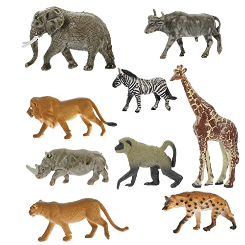 Milisten 9Stücke Teiliges von Simulierten Wildtieren Realistische Tierfiguren für Dekorationsspielzeug für Kreative Spiele und Lernzwecke für Milisten 9Stücke Teiliges von Simulierten Wildtieren Realistische Tierfiguren für Dekorationsspielzeug für Kreative Spiele und Lernzwecke für von Milisten