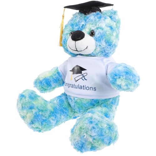 Milisten Abschluss Plüschbär mit Doktorhut Niedliches Kuscheltier für Graduierung Farbverlauf Blau zur Abschlussfeier Dekoration für Kinderzimmer und Feiern Milisten Abschluss Plüschbär mit Doktorhut Niedliches Kuscheltier für Graduierung Farbverlauf Blau zur Abschlussfeier Dekoration für Kinderzimmer und Feiern von Milisten