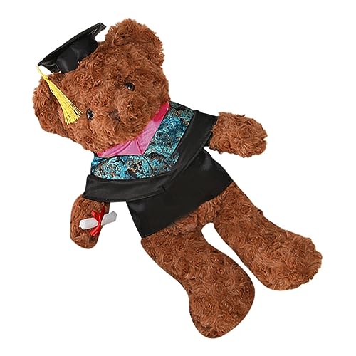 Milisten Abschlussbär Plüschtier mit Doktorhut und Abschlusskleidung Geschenkidee zur Graduierung für Freunde und Familie Süßes und Plüschtier für Abschlussfeiern Milisten Abschlussbär Plüschtier mit Doktorhut und Abschlusskleidung Geschenkidee zur Graduierung für Freunde und Familie Süßes und Plüschtier für Abschlussfeiern von Milisten