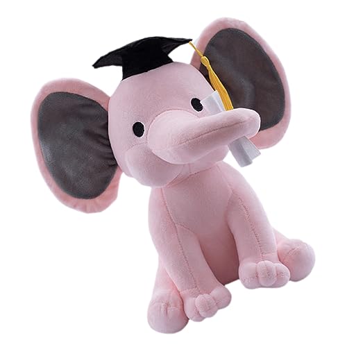 Milisten Abschlussgeschenk Elefant knuddelig Vorschulabschluss ausgestopft Schule süße plüschtiere niedliche verkleidung Toy Kinderspielzeug Kuscheltier Stoff Rosa Milisten Abschlussgeschenk Elefant knuddelig Vorschulabschluss ausgestopft Schule süße plüschtiere niedliche verkleidung Toy Kinderspielzeug Kuscheltier Stoff Rosa von Milisten