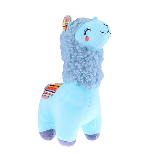Milisten Alpaka-Plüschtier Alpaka Plüschpuppe Alpaka- Puppen für Mädchen Tierspielzeug Stofftierpuppe gefüllte Alpaka-Puppe Alpaka -Puppe Baumwolle Blue Milisten Alpaka-Plüschtier Alpaka Plüschpuppe Alpaka- Puppen für Mädchen Tierspielzeug Stofftierpuppe gefüllte Alpaka-Puppe Alpaka -Puppe Baumwolle Blue von Milisten