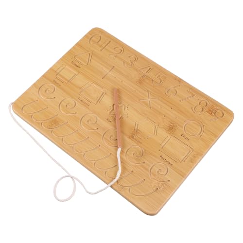 Milisten Alphabet Und Übungstafel Aus Holz Lernspielzeug Für Schreibtrainingstafel Mit Stift Für Frühe Bildung Und Zahlenverfolgung Montessori Milisten Alphabet Und Übungstafel Aus Holz Lernspielzeug Für Schreibtrainingstafel Mit Stift Für Frühe Bildung Und Zahlenverfolgung Montessori von Milisten