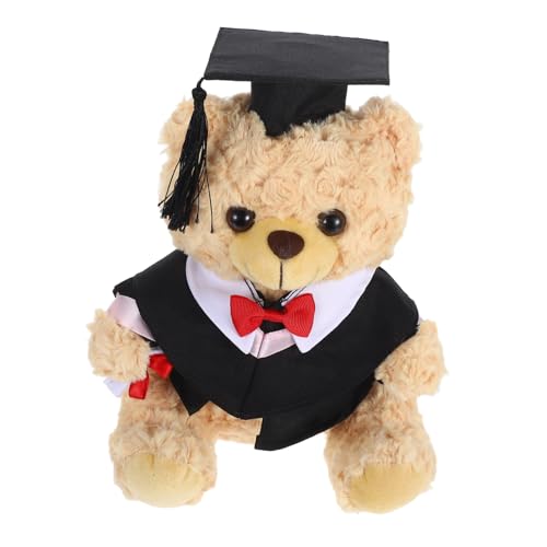 Milisten Arztanzugbär Puppe Plüschbären Abschluss Stofftier für Absolventen Kuscheltier Plüsch-Grad-Bär Tierpuppe Abschlusssaison Abschlussbär PP Baumwolle Black Milisten Arztanzugbär Puppe Plüschbären Abschluss Stofftier für Absolventen Kuscheltier Plüsch-Grad-Bär Tierpuppe Abschlusssaison Abschlussbär PP Baumwolle Black von Milisten
