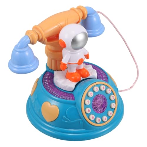 Milisten Astronauten Telefon Retro Cartoon Wählscheibe Interaktives Lernspielzeug mit Lichtern und Musik Für Zuhause und Vorschule Kunststoffspielzeug für Kleinkinder Milisten Astronauten Telefon Retro Cartoon Wählscheibe Interaktives Lernspielzeug mit Lichtern und Musik Für Zuhause und Vorschule Kunststoffspielzeug für Kleinkinder von Milisten