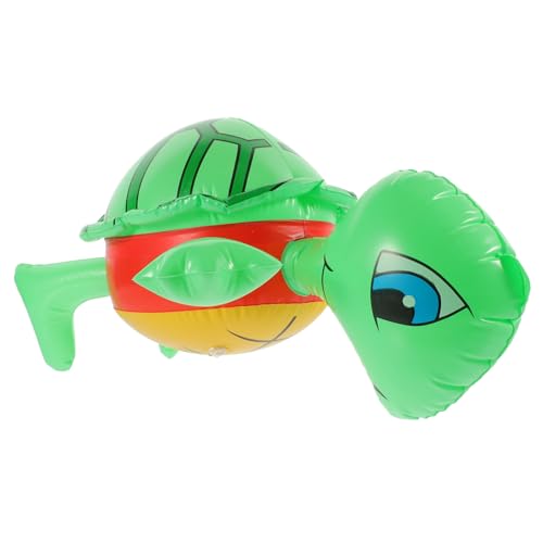 Milisten Aufblasbare Schildkröte aus PVC Buntes Luftspielzeug für Partys Geburtstagsfeiern und Schwimmbäder Kreatives für Altersgruppen für Strand und Camping von Milisten
