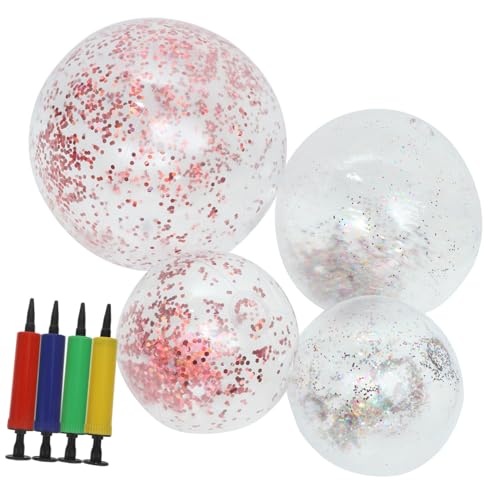 Milisten Aufblasbarer Klarer Strandball Teiliges PVC für Sommer Aktivitäten und Bälle Verschiedenen Farben für Pool und Strand Zufällige Farbe Milisten Aufblasbarer Klarer Strandball Teiliges PVC für Sommer Aktivitäten und Bälle Verschiedenen Farben für Pool und Strand Zufällige Farbe von Milisten