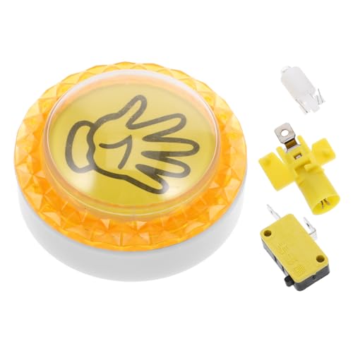 Milisten Aufnahmefähiger Quiz Knopf mit Sound und Licht Palm Aktivierter Antwortknopf für Klassenzimmer Familienspiele und Wettbewerb Robustes Design für Vielfältige Spielmodi Wie Pat The Milisten Aufnahmefähiger Quiz Knopf mit Sound und Licht Palm Aktivierter Antwortknopf für Klassenzimmer Familienspiele und Wettbewerb Robustes Design für Vielfältige Spielmodi Wie Pat The von Milisten