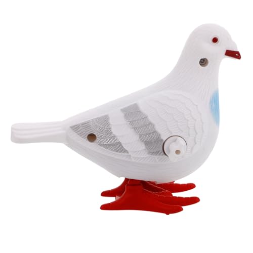 Milisten Aufzieh Tauben für Tauben Vogel Figur Statuen sammeln Vogelfiguren für Mini-Vögel Spielzeugvögel Taube Figur gefälschtes Uhrwerkspielzeug Vogel-Statue Plastik Weiß Milisten Aufzieh Tauben für Tauben Vogel Figur Statuen sammeln Vogelfiguren für Mini-Vögel Spielzeugvögel Taube Figur gefälschtes Uhrwerkspielzeug Vogel-Statue Plastik Weiß von Milisten