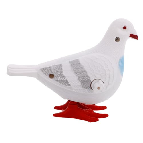 Milisten Aufzieh Tiere Retro Vintage Tier gefälschtes Uhrwerkspielzeug Mini-Vögel kleine Vogelfiguren Plastik Weiß Milisten Aufzieh Tiere Retro Vintage Tier gefälschtes Uhrwerkspielzeug Mini-Vögel kleine Vogelfiguren Plastik Weiß von Milisten