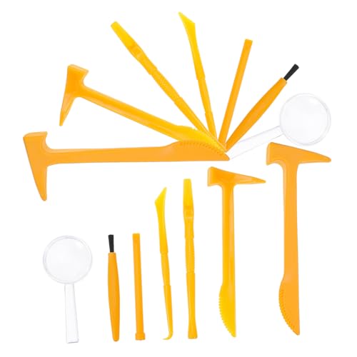 Milisten Ausgrabungsset Teiliges Fossilien Werkzeug Kit mit Hammer Pinsel und Meißel Robustes und Material Sicher für Jungen und Mädchen zum Forschen und Basteln Milisten Ausgrabungsset Teiliges Fossilien Werkzeug Kit mit Hammer Pinsel und Meißel Robustes und Material Sicher für Jungen und Mädchen zum Forschen und Basteln von Milisten