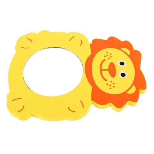Milisten Badespielzeug für Kleinkindbadspielzeug Kinderspiegel Kleinkindspiegel unzerbrechlich Interaktives Badespielzeug Spiegel-Badespielzeug Glas Yellow von Milisten