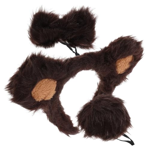 Milisten Bärenohr Stirnband Satz mit Fliege für Erwachsene Tierkostüm Zubehör für Cosplay und Partys Milisten Bärenohr Stirnband Satz mit Fliege für Erwachsene Tierkostüm Zubehör für Cosplay und Partys von Milisten