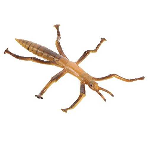 Milisten Bamboo Stick Insect Realistisches Lernspielzeug für Pädagogisches Zubehör für für Partys und Spiele zu Hause Gelb von Milisten