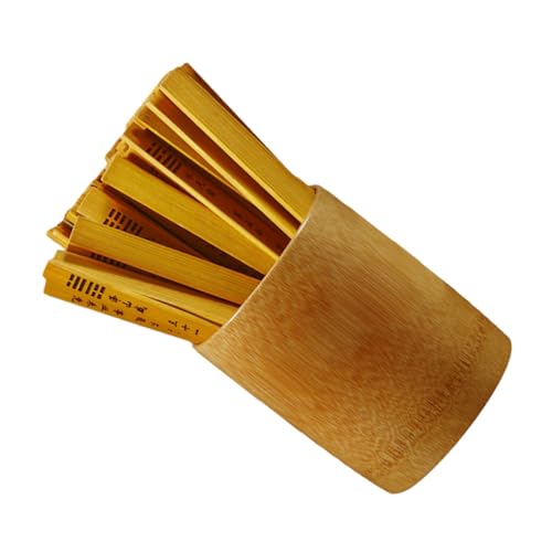 Milisten Bambus Wahrsage Stäbchen Set mit Eimer Traditionelles Chinesisches Divinationsspiel für Glück und Freude Leicht und Tragbar für Besondere Anlässe Milisten Bambus Wahrsage Stäbchen Set mit Eimer Traditionelles Chinesisches Divinationsspiel für Glück und Freude Leicht und Tragbar für Besondere Anlässe von Milisten