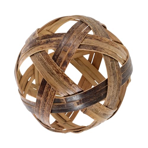 Milisten Bambus -fußballspielzeug Sportspielzeug Kinderfußball Bambuskugel Fußballkinder Sport Im Freien Spielbälle Geflochtene Fußbälle Outdoor- Für Kinderball Light Brown Milisten Bambus -fußballspielzeug Sportspielzeug Kinderfußball Bambuskugel Fußballkinder Sport Im Freien Spielbälle Geflochtene Fußbälle Outdoor- Für Kinderball Light Brown von Milisten