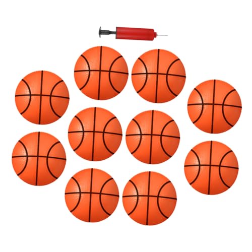 Milisten Basketball PVC Aufblasbare Bälle Anti rutsch Design Bunte Bälle für Jungen und Mädchen Sport Fördern Zufällige Farbe Zufällige Farbe von Milisten