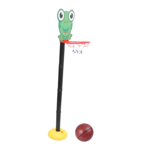Milisten Basketballspielzeug Set Cartoon Basketballkorb mit Höhenverstellbarem Gestell für Drinnen und Draußen Leichtes Kunststoffspielzeug für Spiele mit Eltern für Kindergarten und Milisten Basketballspielzeug Set Cartoon Basketballkorb mit Höhenverstellbarem Gestell für Drinnen und Draußen Leichtes Kunststoffspielzeug für Spiele mit Eltern für Kindergarten und von Milisten