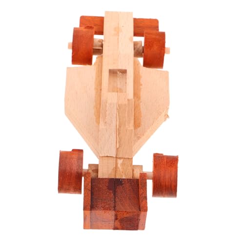 Milisten Bausatz Holzrennwagen zum Bemalen DIY Holzspielzeug mit Abnehmbaren Teilen Fördert Kreativität und Motorik für Team Familienaktivitäten Nachhaltiges Pädagogisches Bastelset von Milisten