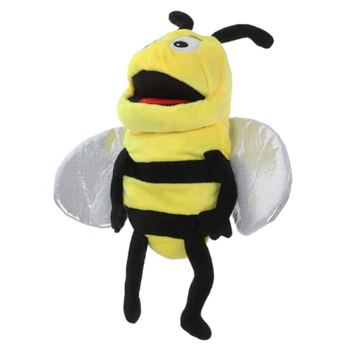 Milisten Bienen Handpuppe aus Plüsch Interaktives Handspielzeug für Vielseitig Einsetzbar für Geschichtenerzählen und Früherziehung Langlebig und Sicher für Kreatives Milisten Bienen Handpuppe aus Plüsch Interaktives Handspielzeug für Vielseitig Einsetzbar für Geschichtenerzählen und Früherziehung Langlebig und Sicher für Kreatives von Milisten