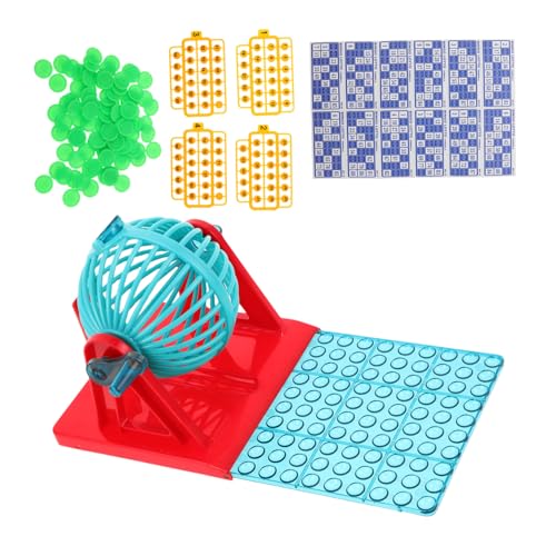 Milisten Bingo Handkurbel Spielset Bingo im Käfig mit Bunten Bällen für Spaßpartys und Interaktive Spiele für Familien Milisten Bingo Handkurbel Spielset Bingo im Käfig mit Bunten Bällen für Spaßpartys und Interaktive Spiele für Familien von Milisten