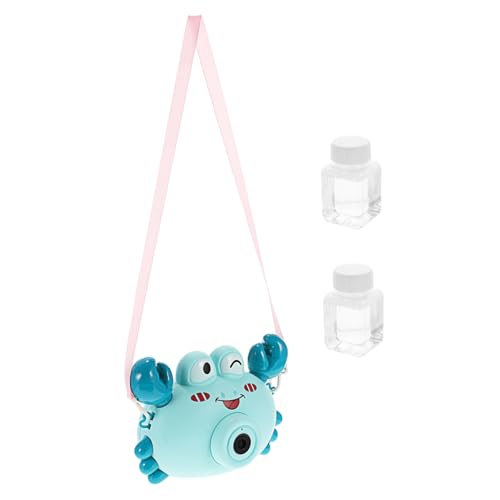Milisten Blasenmaschine Kinderspielzeug Seifenblasenset Blasenmacher Kinderblasenbläser Blasengebläse Bubble Making Toy Blue Plastik von Milisten