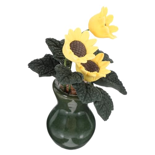 Milisten Blumen Vase Für Puppenhaus Künstliche Sonnenblume Im Topf Mini Hausornament Für Dekoration Und Foto Requisiten Langlebiges Design Milisten Blumen Vase Für Puppenhaus Künstliche Sonnenblume Im Topf Mini Hausornament Für Dekoration Und Foto Requisiten Langlebiges Design von Milisten