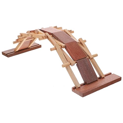 Milisten Bogenbrücke Holzspielzeug DIY Montagespielzeug für Interessantes Lernspielzeug aus Naturholz Fördert Praktische Fähigkeiten und Kreativität Perfektes für BAU Milisten Bogenbrücke Holzspielzeug DIY Montagespielzeug für Interessantes Lernspielzeug aus Naturholz Fördert Praktische Fähigkeiten und Kreativität Perfektes für BAU von Milisten