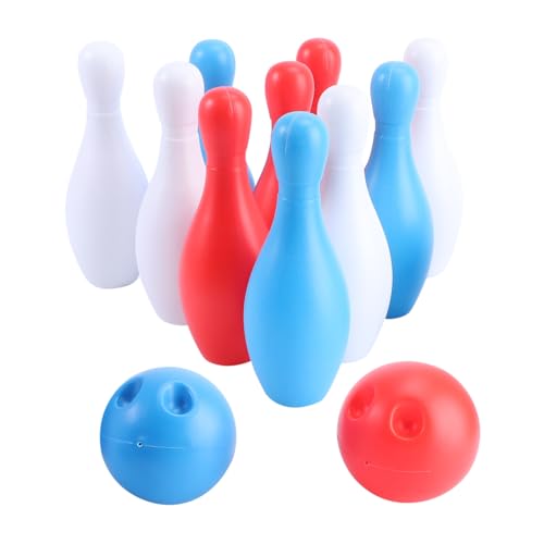 Milisten Bowling Set Kunststoff Bowlingkugeln und Set Umweltfreundlich Interaktives für Drinnen und Draußen Motorischen Fähigkeiten und Frühkindlichen Entwicklung Zufällige Zufällige Farbe Milisten Bowling Set Kunststoff Bowlingkugeln und Set Umweltfreundlich Interaktives für Drinnen und Draußen Motorischen Fähigkeiten und Frühkindlichen Entwicklung Zufällige Zufällige Farbe von Milisten