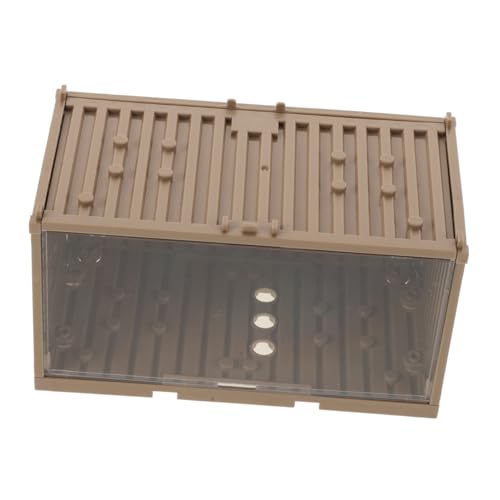 Milisten Box Displaybox Bausteine ​​Aufbewahrung Organizer Koffer Klein Mit Behältern Transparente Bausätze Klare Minzdosen Figuren Display Aufbewahrung von Milisten