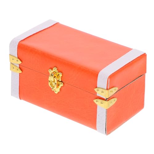 Milisten Box Mini Modell Koffer Dekoration Retro Mini Koffer Miniatur Reisekoffer Puppenhaus Mini Zubehör Puppenhaus Möbel Orange Milisten Box Mini Modell Koffer Dekoration Retro Mini Koffer Miniatur Reisekoffer Puppenhaus Mini Zubehör Puppenhaus Möbel Orange von Milisten