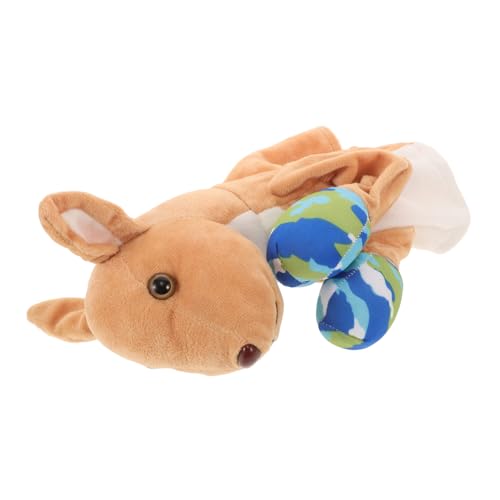 Milisten Box -Sound Känguru Plüschpuppe Handpuppe Kreatives Plüschspielzeug Kinderpuppenpuppe Welpen Ausgestopftes Tier Fingerpuppe Puppenspielzeug Puppentheater Für Khaki Plastik Milisten Box -Sound Känguru Plüschpuppe Handpuppe Kreatives Plüschspielzeug Kinderpuppenpuppe Welpen Ausgestopftes Tier Fingerpuppe Puppenspielzeug Puppentheater Für Khaki Plastik von Milisten