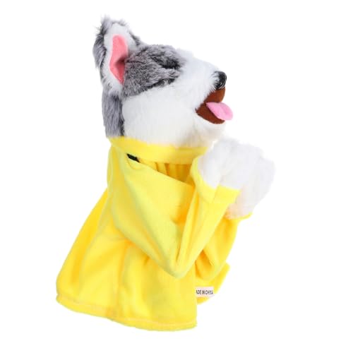 Milisten Boxhundpuppe Marionette Ausbildung Interaktives Hundespielzeug Sprechen Für Hunde Plüsch-handpuppe Hund Puppe Kinderspielzeug Yellow Pp-Baumwolle von Milisten