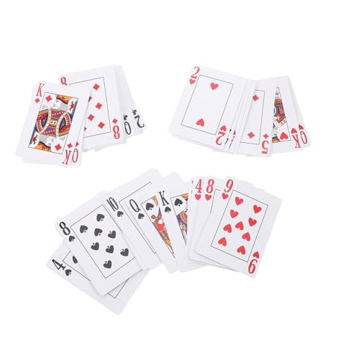 Milisten Braille Spielkarten Für Erwachsene Und Großes Kartenspiel Zum Erlernen Der Brailleschrift Für Spiele Familie Riesiger Spielkarten Für Optimale von Milisten