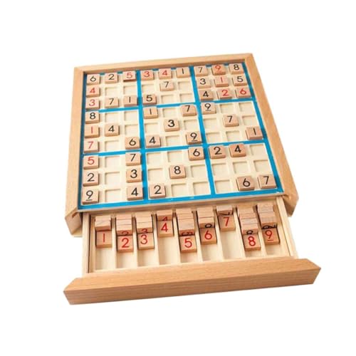 Milisten Brettspiel Abstraktes Logikspiel Für Entwicklung Von Denkfähigkeiten Klassisches Sudoku Puzzle Mit Schublade Blau Tischrätsel Für Ab Jahren von Milisten