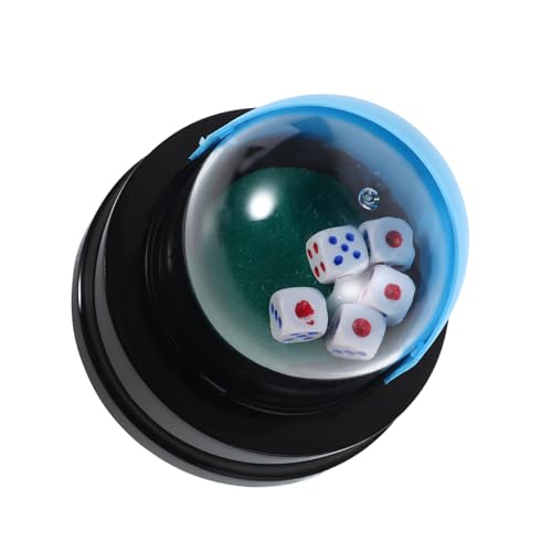 Milisten Brettspiele Dice Automatic Cup Zubehör Für Partyspiele Spielzubehör Shaker Cup Automatisch Automatische Würfelbecher Würfelspiele Plastik Sky-Blue von Milisten