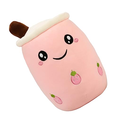 Milisten Bubble Tea Kissen Plüschpillow für Erwachsene Süßes Milky Tea Kuscheltier zur Dekoration für Zuhause Auto Büro und Mehr Hautfreundlich und Sicher von Milisten