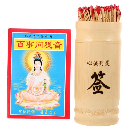 Milisten Wahrsagerei Mit Wahrsagestäbchen Buddhistische Glücksstäbe 100 Stück Bambus Eimer Chinesische Wahrsagerei Für Zuhause Und Tempel Wahrsagespiele Zubehör Milisten Wahrsagerei Mit Wahrsagestäbchen Buddhistische Glücksstäbe 100 Stück Bambus Eimer Chinesische Wahrsagerei Für Zuhause Und Tempel Wahrsagespiele Zubehör von Milisten