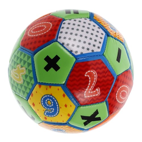 Milisten Bunter Fußball für Aufblasbarer Gymnastikball Formen Weicher Indoor Outdoor für Frühkindliche Bildung für Schule und Spielplatz von Milisten
