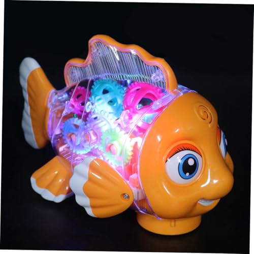 Milisten Buntes Fischspielzeug Auto mit Licht und Musik Transparentes Getriebe Bewegliche Räder Fördert Feinmotorik für Kleinkinder Ab Jahr Inklusive Schraubendreher ohne Batterien Milisten Buntes Fischspielzeug Auto mit Licht und Musik Transparentes Getriebe Bewegliche Räder Fördert Feinmotorik für Kleinkinder Ab Jahr Inklusive Schraubendreher ohne Batterien von Milisten