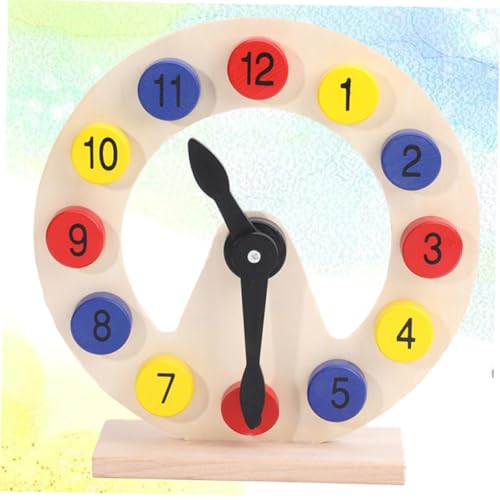 Milisten Buntes Montessori Holz Lernspielzeug Zahlen Uhr für Kleinkinder Jungen Mädchen Lernuhr Spielerisch Uhrzeit Farben Formen Zahlen Erkennen Pädagogisches Milisten Buntes Montessori Holz Lernspielzeug Zahlen Uhr für Kleinkinder Jungen Mädchen Lernuhr Spielerisch Uhrzeit Farben Formen Zahlen Erkennen Pädagogisches von Milisten