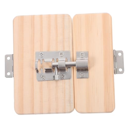 Milisten Busy Board DIY Holzspielzeug mit Türbolzen und Riegel Motorisches Lernspielzeug für Sensorische Aktivitäten und Geschicklichkeitstraining von Milisten